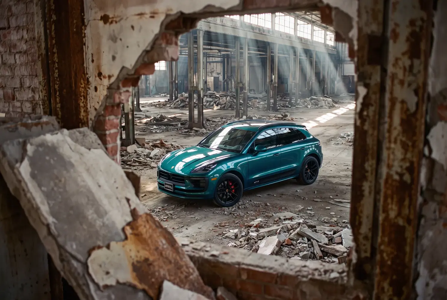 Porsche Macan GTS a noleggio a Roma — ambientazione